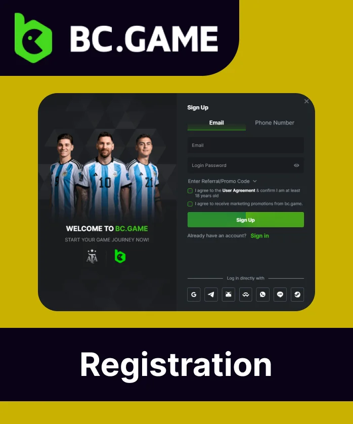 Register BC Game